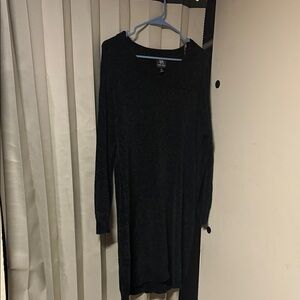 Derek Heart Elegant Black Long Sleeve Dress